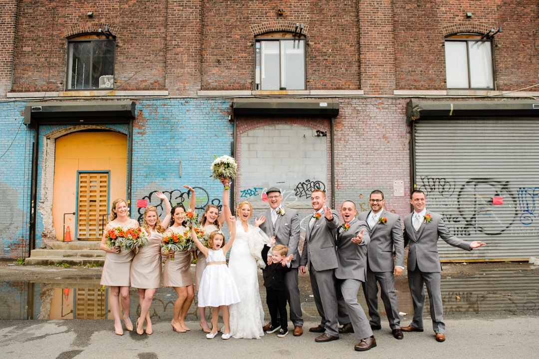 Greenpoint Loft Wedding  Photos in Brooklyn NY