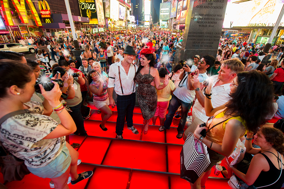 Andrea & Steve’s Times Square Engagement Photos