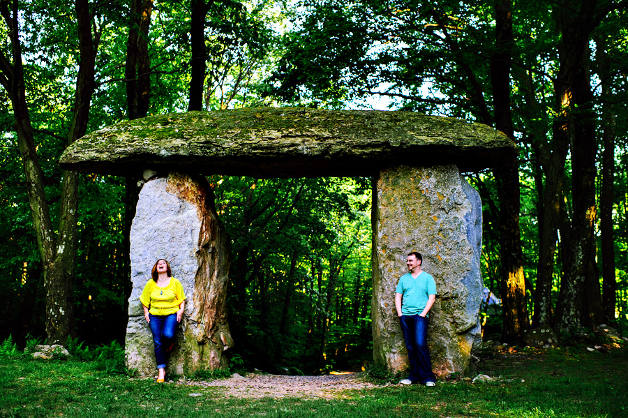 Abby & Joe’s Columcille Megalith Park Engagement Photos