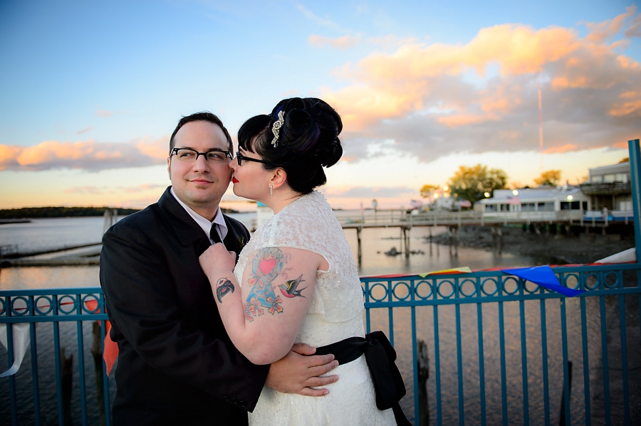 Emma & Chris’ Rockabilly Wedding at City Island Lobster House