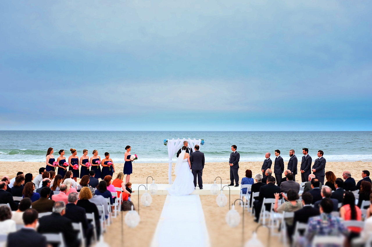 Long Island Beach Wedding Photo