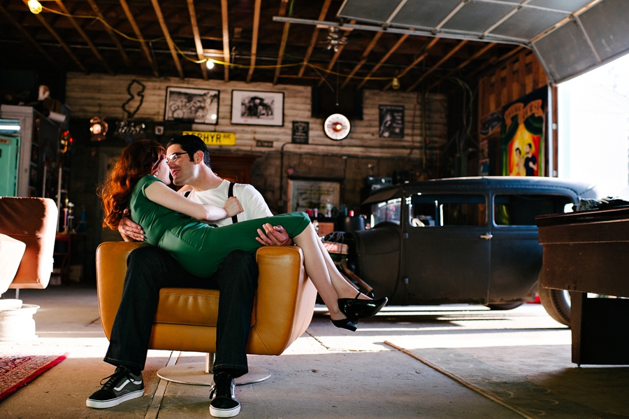 Patti & Jeff’s Vintage Hot Rod Engagement Photos