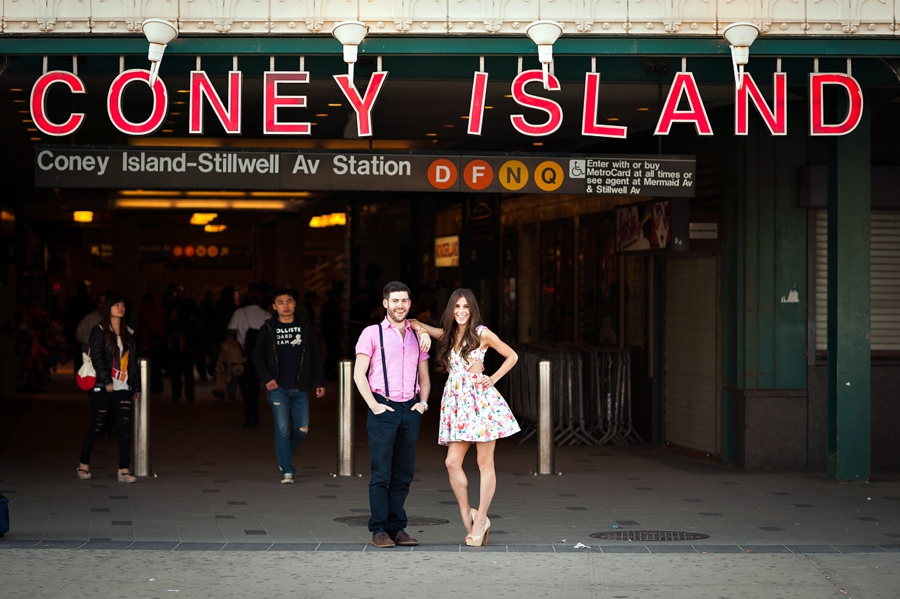Coney Island Engagement Photos {Stephanie & Marty}