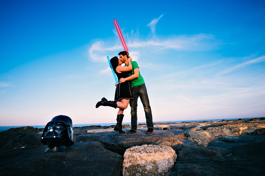 Star Wars Themed Engagement Photos | Rebecca + Clay
